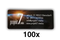 Projekt 7 - Adressaufkleber | 100×