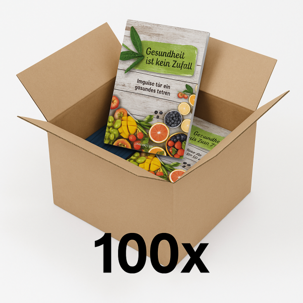 Gesundheit ist kein Zufall | 100er-Karton