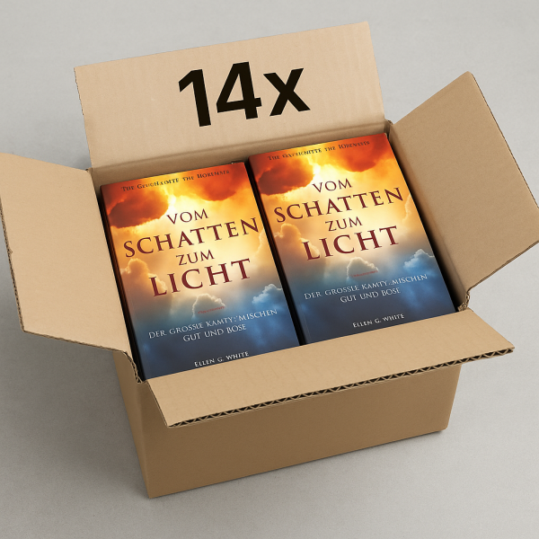 Vom Schatten zum Licht | 14er-Karton (beschädigte Exemplare zur Weitergabe / für Bücherschränke)
