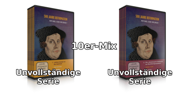 500 Jahre Rlpeformation - am Ziel oder am Ende? (Serie )  | unvollständige Serie (10xDVDS-Mix)
