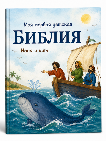 Meine erste Kinderbibel – Jona und der große Fisch - Russisch