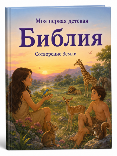 Meine erste Kinderbibel – Die Schöpfung - Russisch