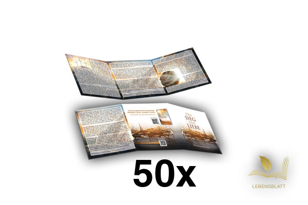 Der Sieg der Liebe I Flyer | 50×